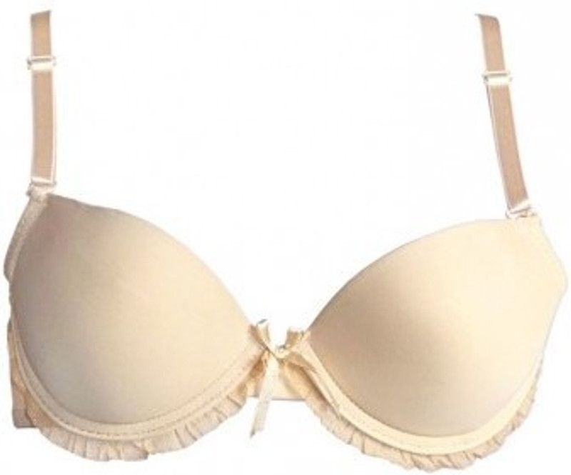 Women Full Coverage Bra  (Beige)