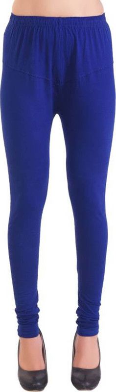 CELWARK Ankle Length Ethnic Wear Legging  (Blue, Solid)