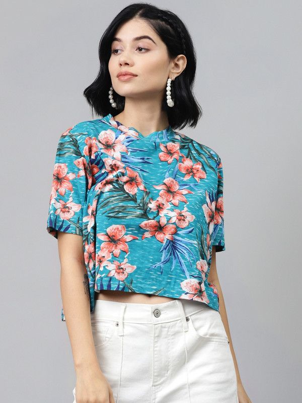 Women Light Blue Top