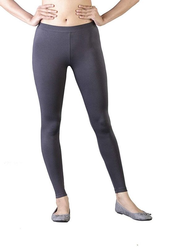ALYNE Western Wear Legging  (Grey, Solid)