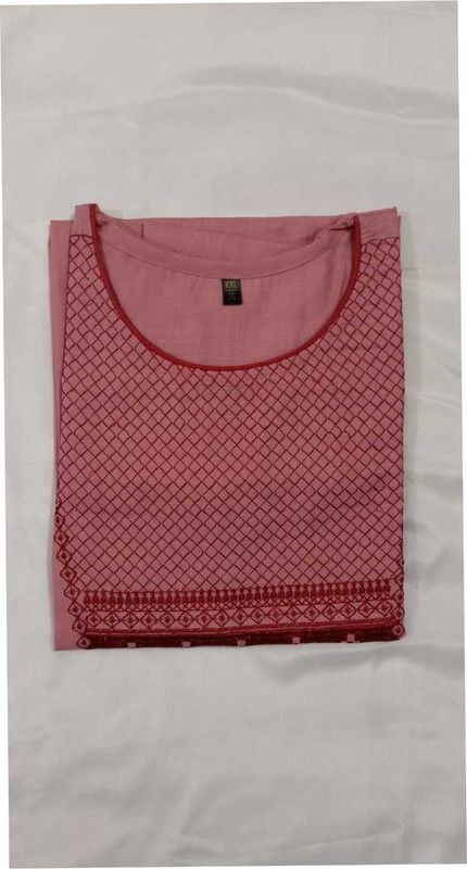 Women Embroidered Khadi Cotton Straight Kurta  (Green)