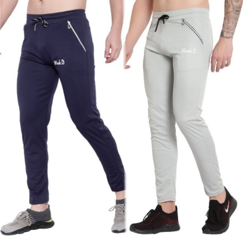 Track Pant For Boys & Girls  (Blue, Pack of 2)
