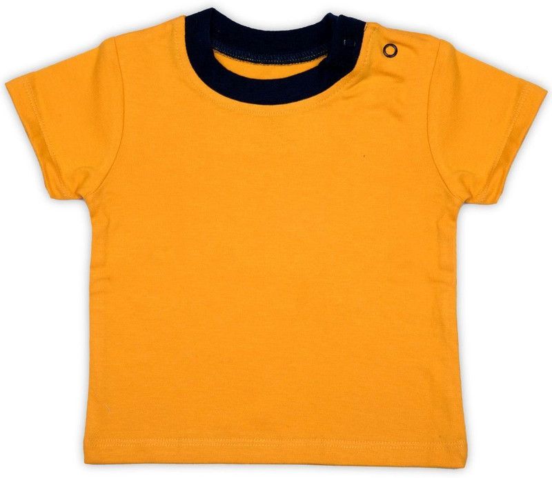Cotton Blend A-line Top  (Yellow, Pack of 1)