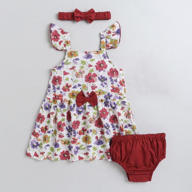 Girls Casual Dress Shorts  (White)