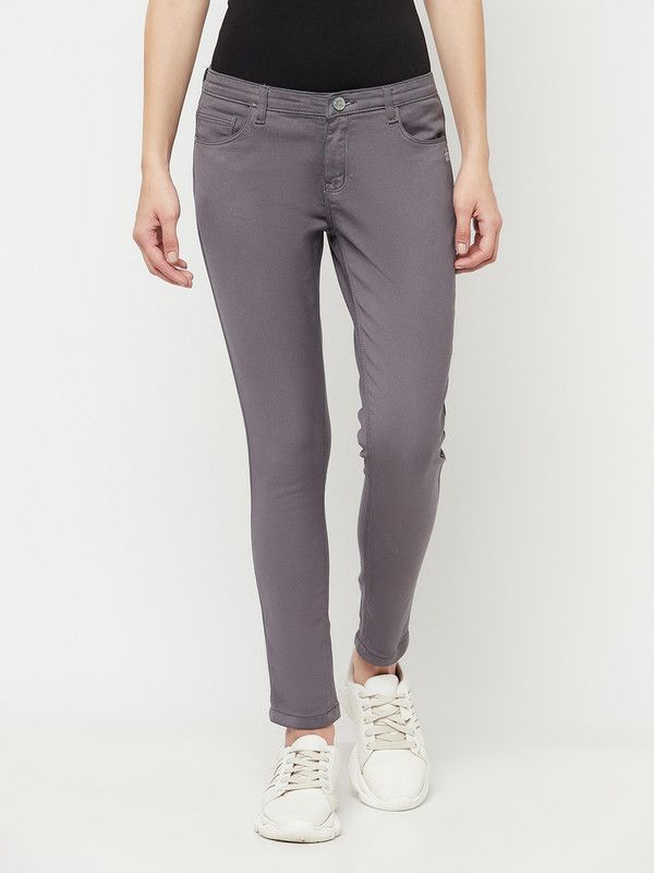 Super Skinny Women Grey Jeans