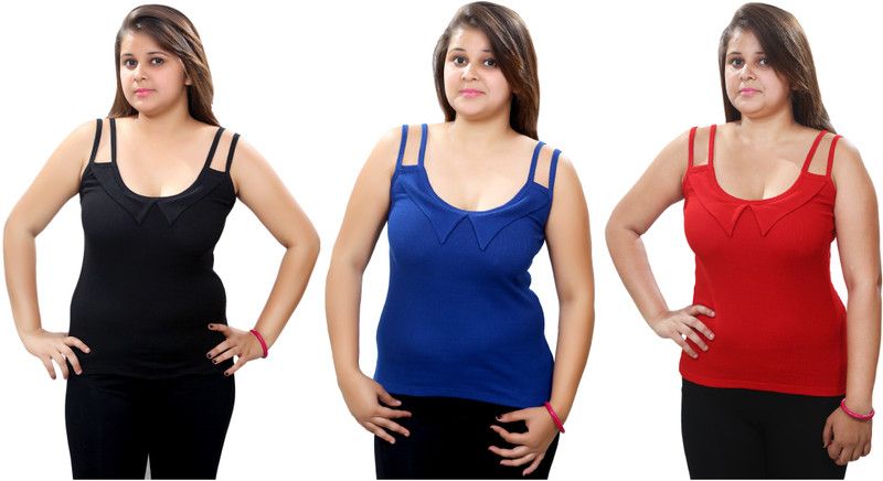 Women Red, Blue, Black Camisole
