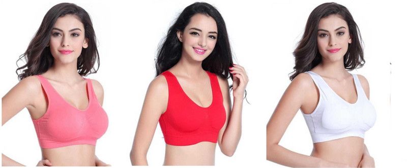 Pack of 3 Women Sports Non Padded Bra  (Pink, Red, White)