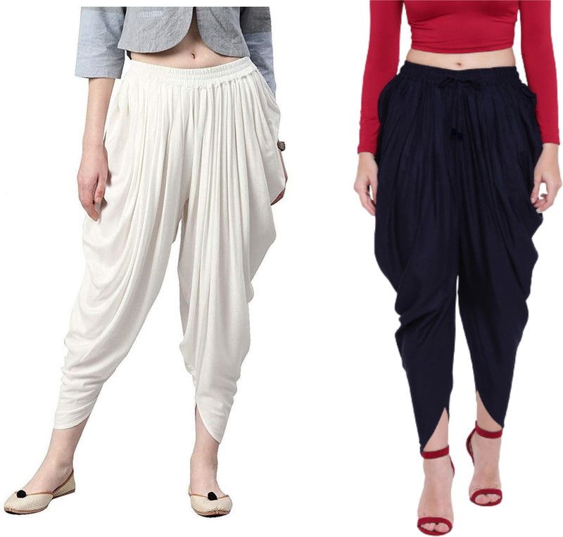 Faunashaw Solid Women Dhoti