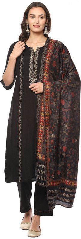 Unstitched Viscose Rayon Salwar Suit Material Solid