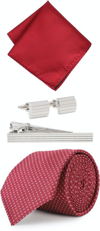 VAN HEUSEN Printed Tie  (Pack of 4)