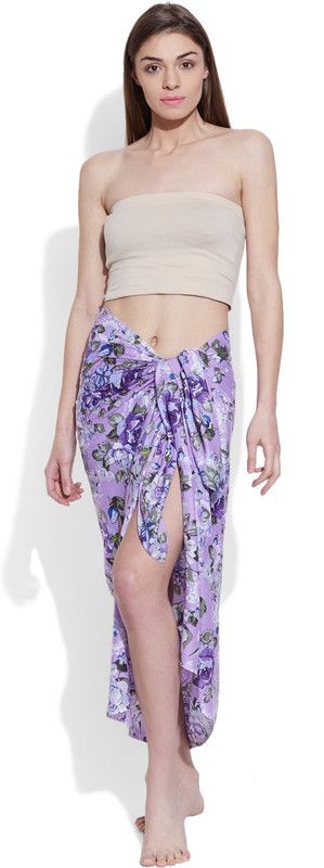 VERY ME Floral Print Women Sarong