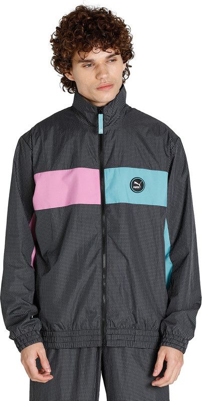 SWxP Woven Jacket Men Colorblock Casual Jacket