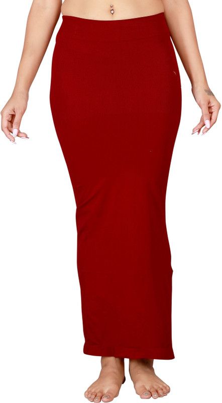 sutast Maroon SS Polyester Petticoat  (XXL)