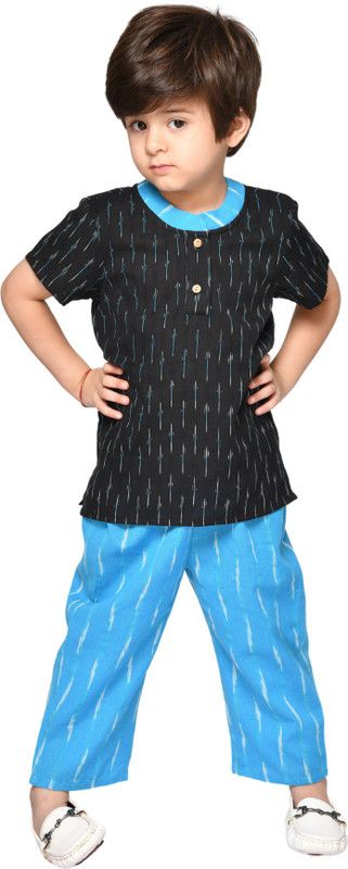 Baby Boys Party(Festive) Top Trouser  (Black)