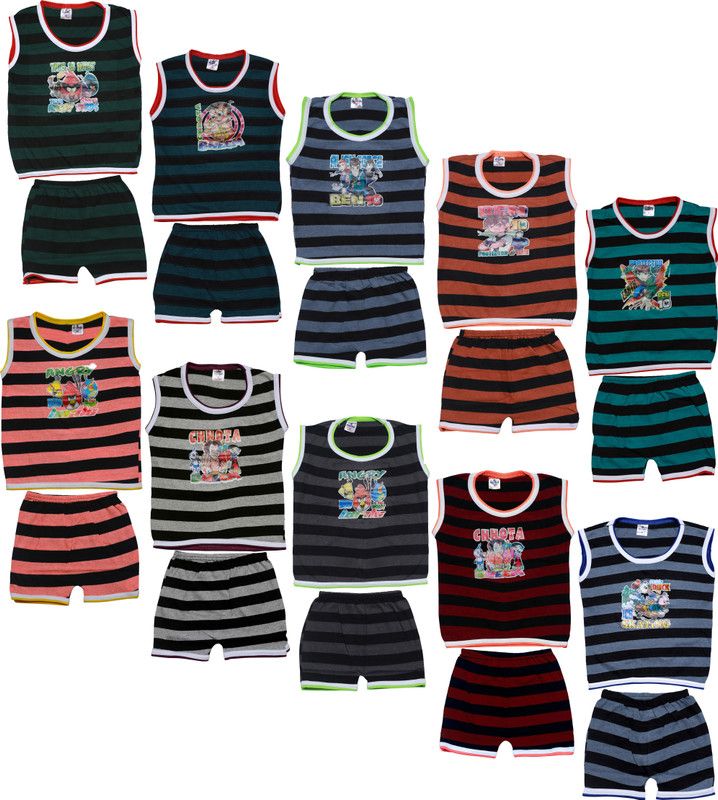 VEE ESS Baby Boys & Baby Girls  (Multicolor)