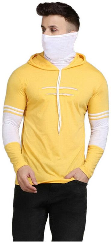 Solid Men Yellow T-Shirt