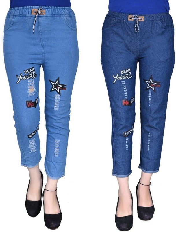 tuxup Blue Jegging  (Printed)