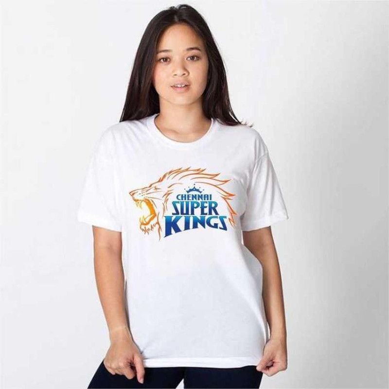 TJ MODEL Women Graphic Print Round Neck Polyester White T-Shirt