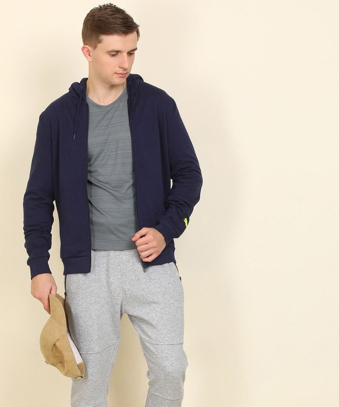 Knitted Hooded Jacket 8 Men Printed Sports Jacket