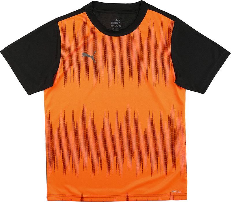 ftblNXT Graphic Shirt Core J Boys Graphic Print Polyester T Shirt  (Black, Pack of 1)