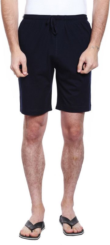 Striped Men Blue Night Shorts