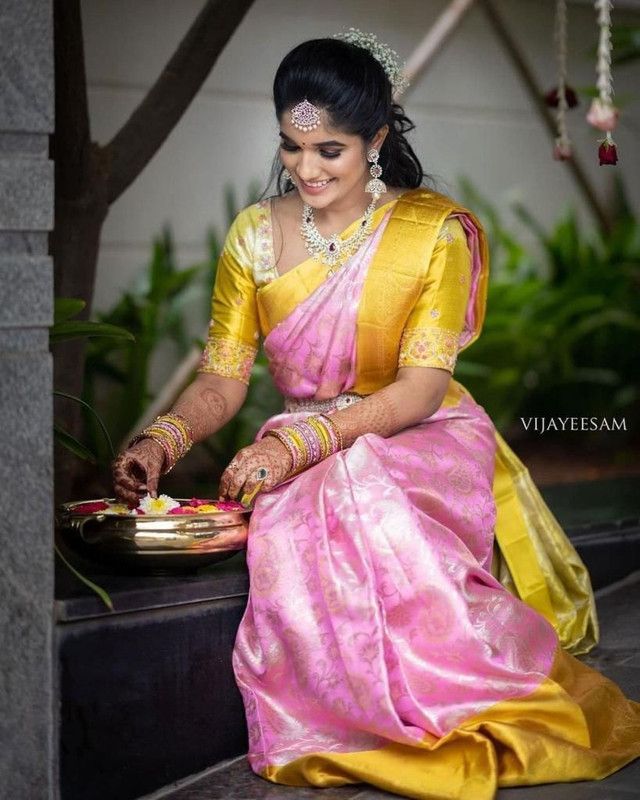 Woven Kanjivaram Tussar Silk Saree  (Multicolor)