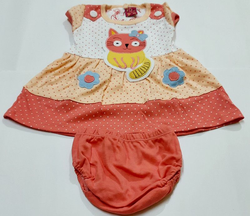 Baby Girls Party(Festive) Dress Brief  (Multicolor)