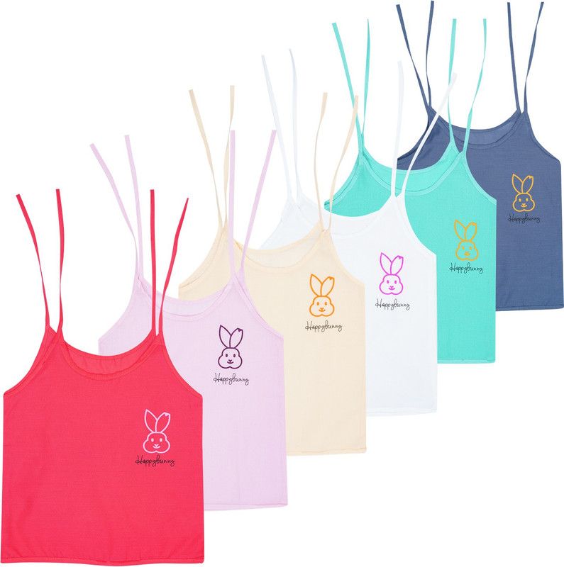 Baby Girls Casual Pure Cotton Tie-up Top  (Multicolor, Pack of 6)