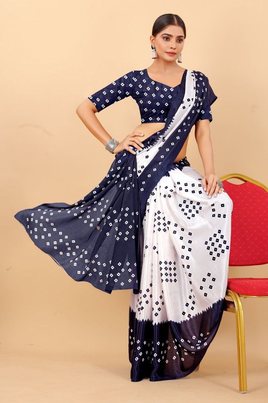 Self Design Banarasi Art Silk Saree  (Dark Blue)