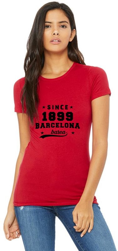 Women Graphic Print Round Neck Pure Cotton Red T-Shirt