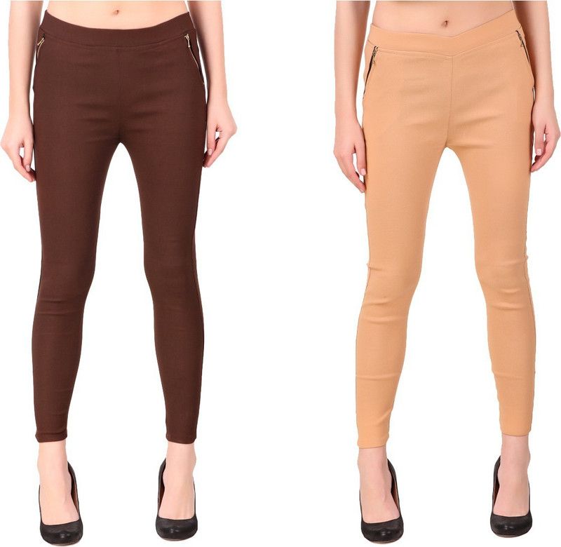Kiba Retail Multicolor Jegging  (Solid)