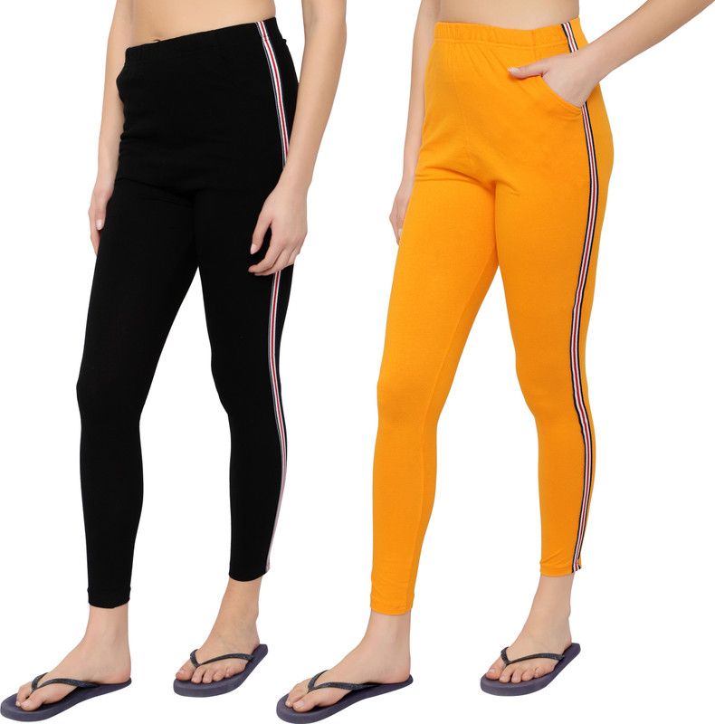 Ayvina Ankle Length Western Wear Legging  (Multicolor, Striped)