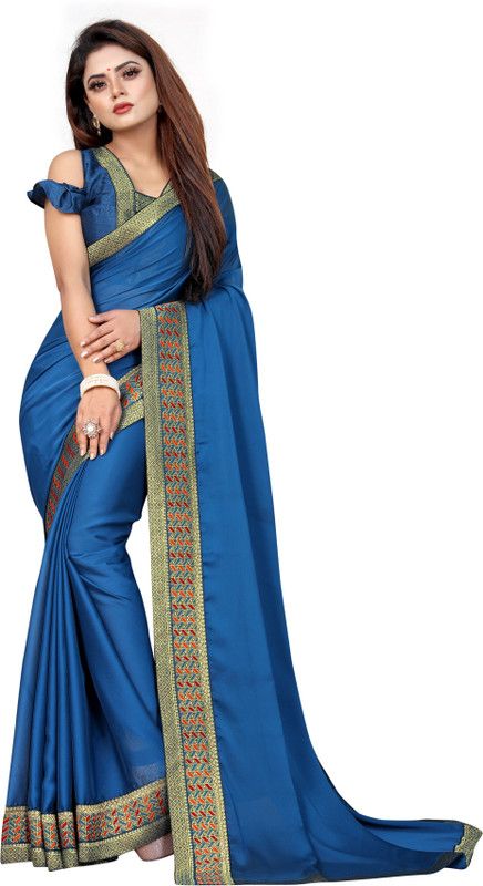 Self Design Jamdani Art Silk Saree  (Blue)