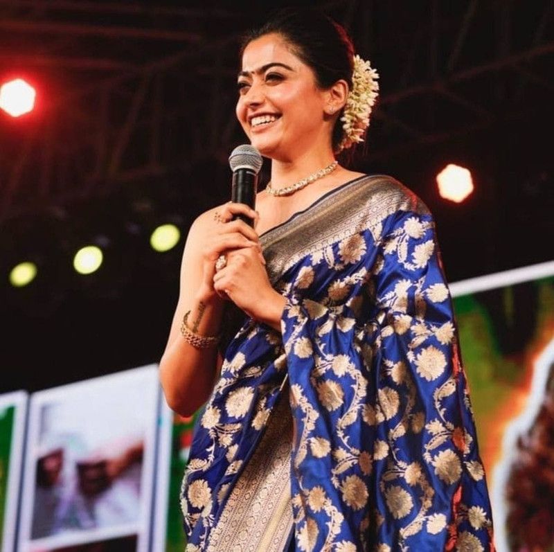 Woven Patola Jacquard, Pure Silk Saree  (Blue)