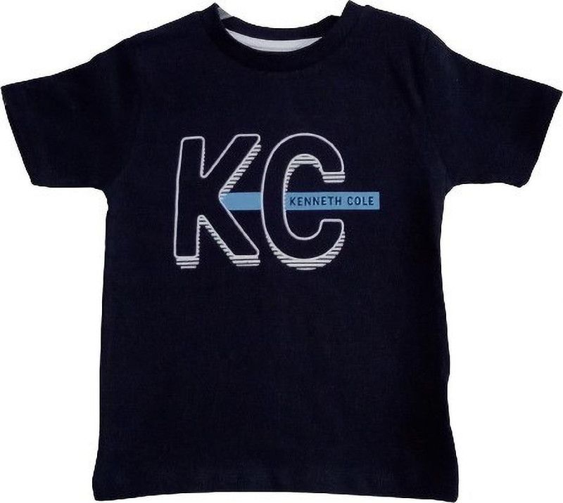 Baby Boys Printed Cotton Blend T Shirt  (Blue, Pack of 1)