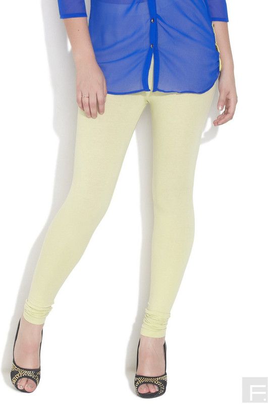 femmora Ankle Length Ethnic Wear Legging  (Green, Solid)