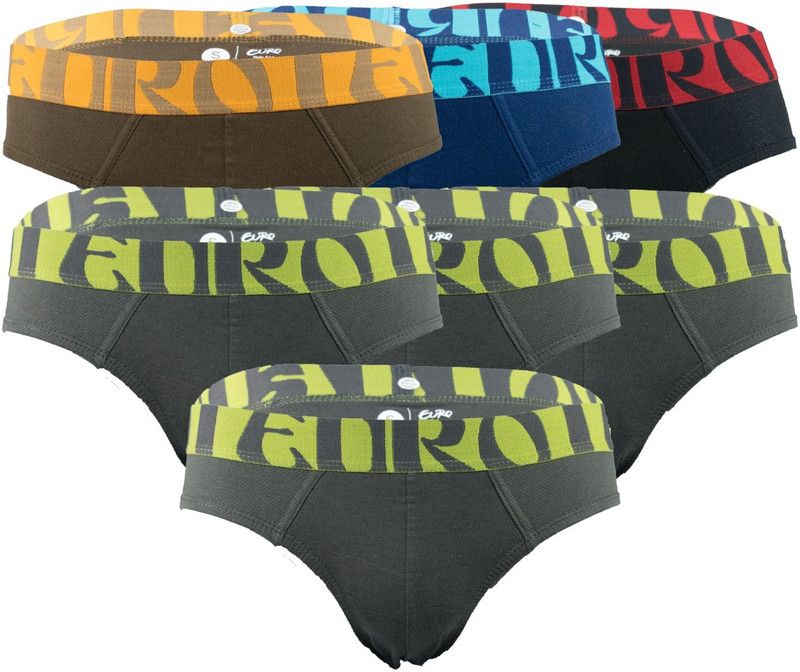 Pack of 7 Vento Solid Men Brief
