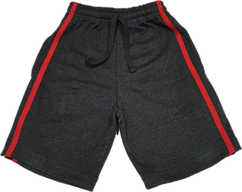 Short For Boys Casual Solid Hosiery  (Grey, Pack of 1)
