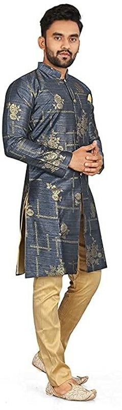 Hevy Jecquard Self Design Sherwani