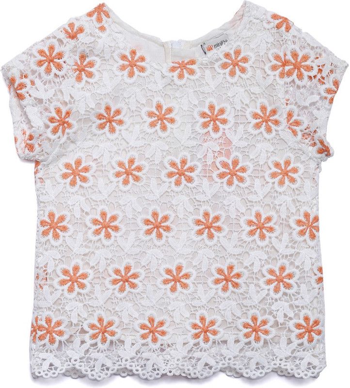 Baby Girls Cotton Blend A-line Top  (Pink, Pack of 1)