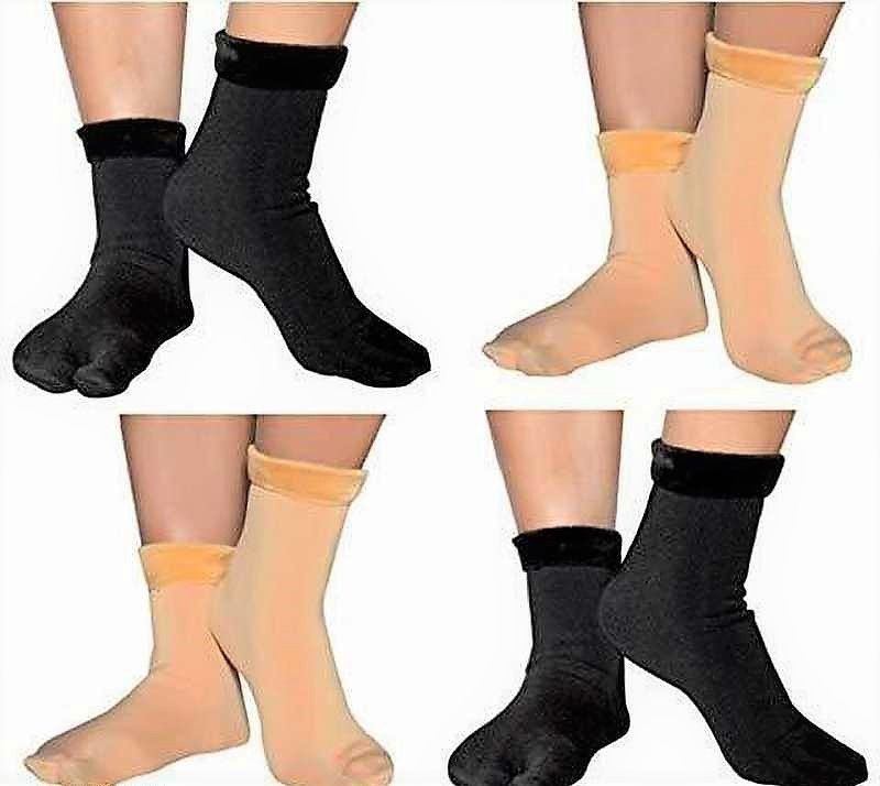 Men & Women Solid Calf Length  (Pack of 4)