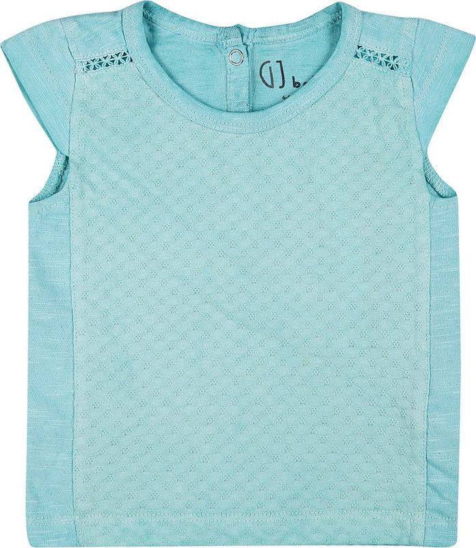 Baby Girls Casual Cotton Blend Knit Top  (Light Blue, Pack of 1)