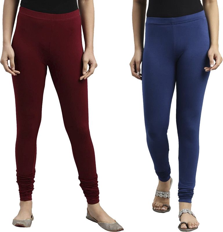 Churidar Ethnic Wear Legging  (Multicolor, Solid)