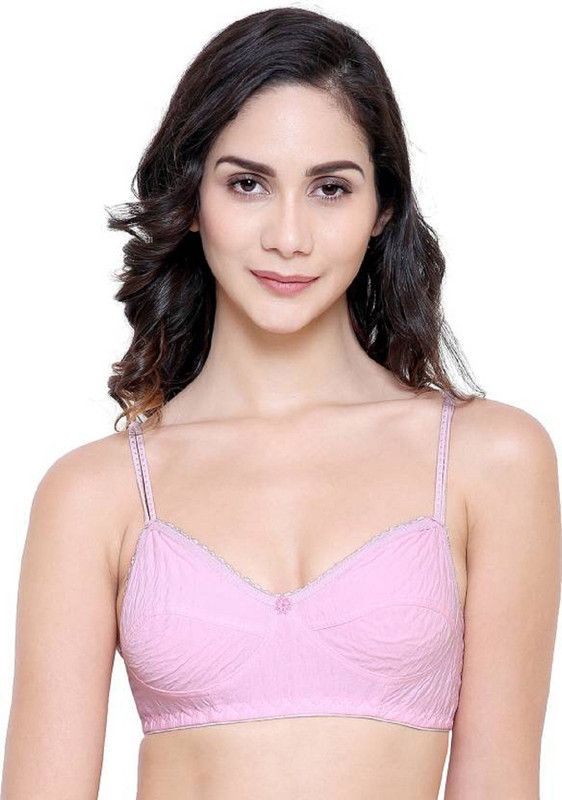 bra Women Push-up Non Padded Bra  (Pink)