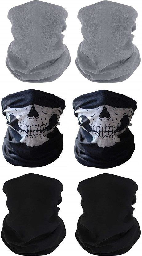 Men & Women, Boys & Girls Solid Bandana  (Pack of 6)