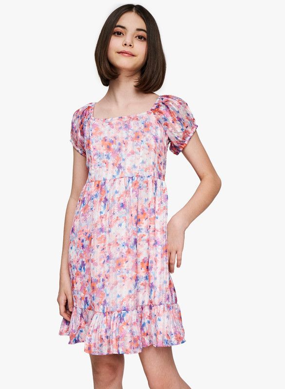 Above Knee Casual Dress  (Multicolor, Short Sleeve)