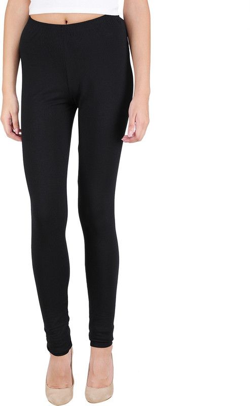 SPIFFY Churidar Western Wear Legging  (Black, Solid)