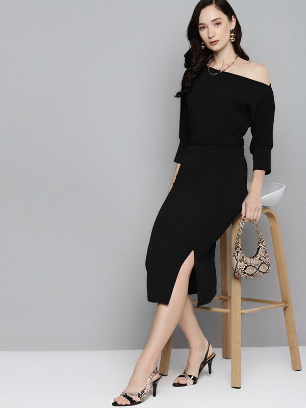 Women Bodycon Black Dress