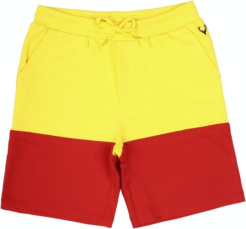 Short For Boys Casual Self Design Pure Cotton  (Multicolor, Pack of 1)