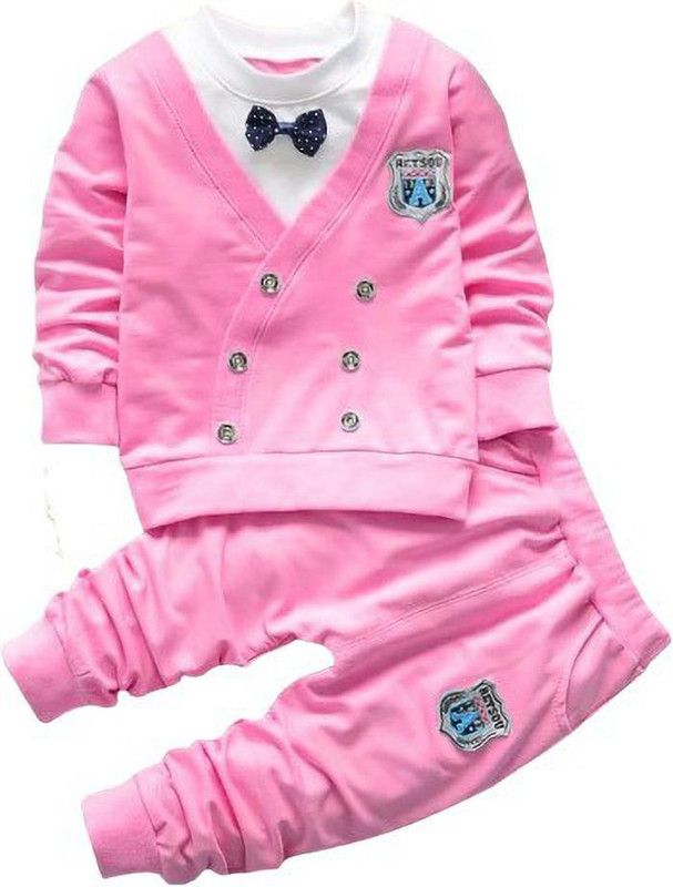 Boys Party(Festive) Jacket Trouser  (Pink)
